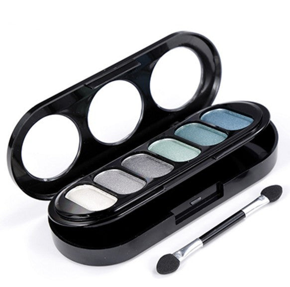 Double-deck 6 Colors Shimmer Eyeshadow Palette